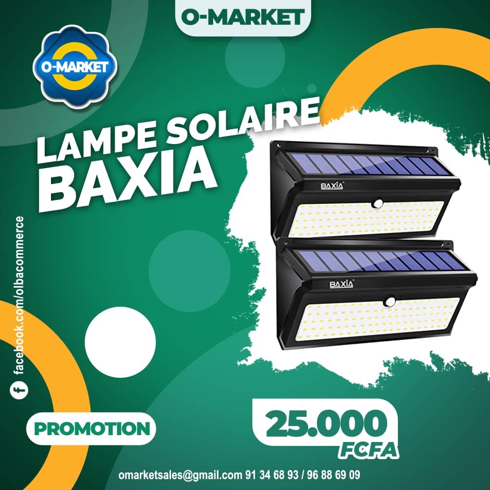 LAMPE SOLAIRE BAXIA