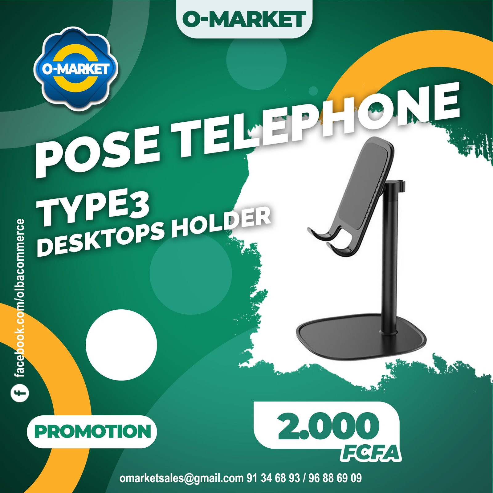 POSE TELEPHONE TYPE 3