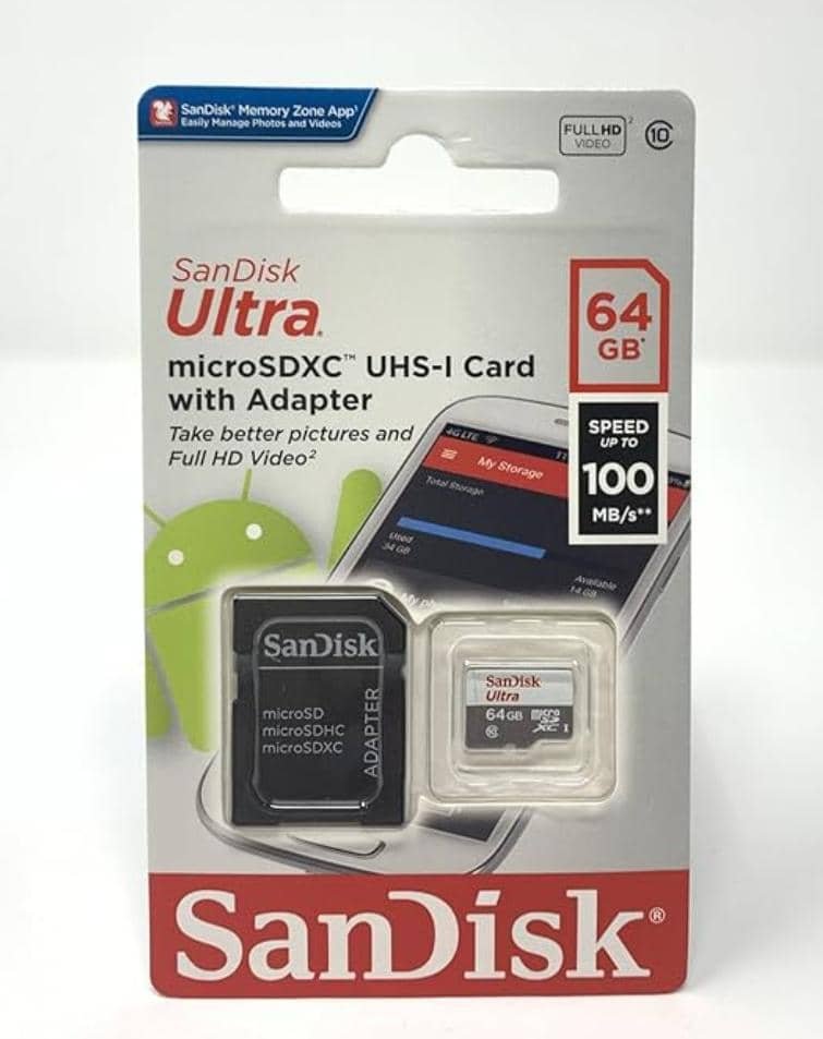 SANDISK CARTE MEMOIRE 64GB