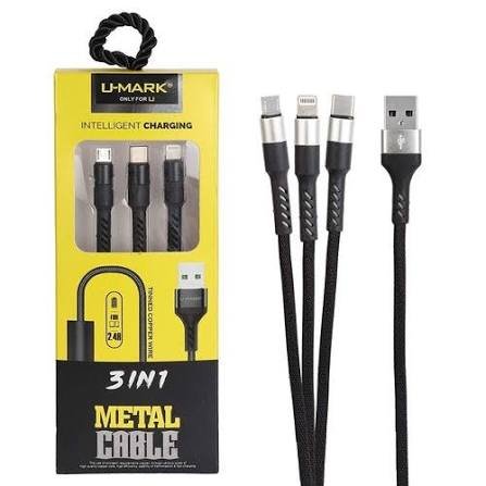METAL CABLE 3 IN 1