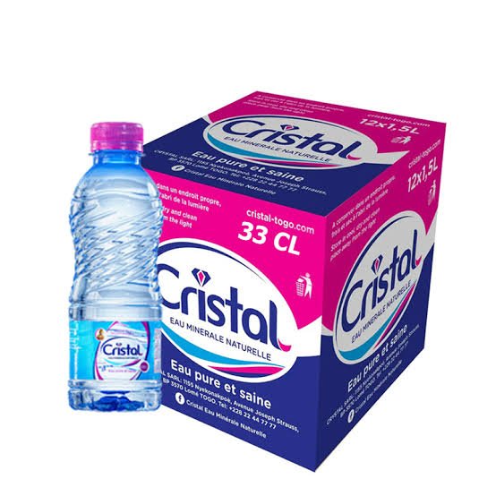 CRISTAL CARTON D'EAU 1L X 12