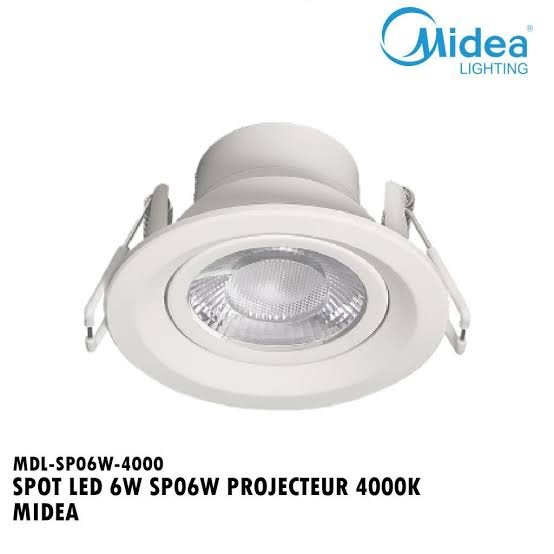 MIDEA SPOT PROJECTEUR ENCASTRE 6W