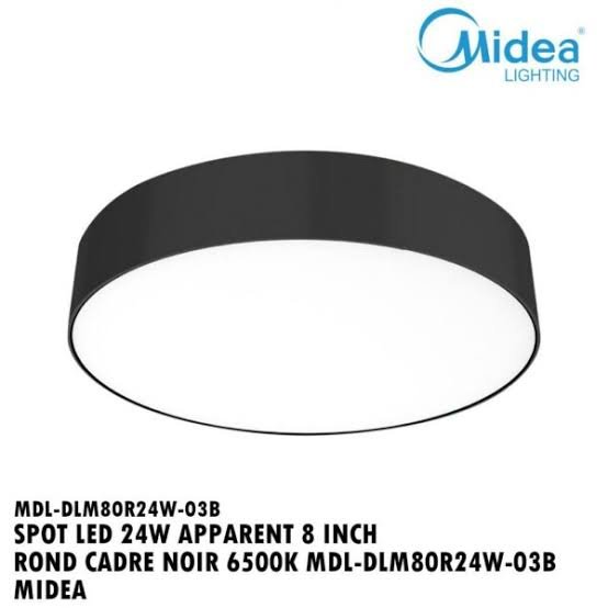 MIDEA SPOT CARRE 8 POUCES 24W APPARENT