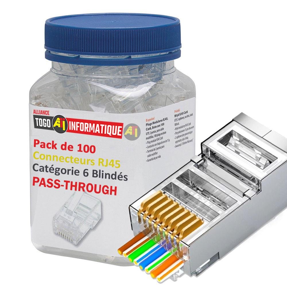 CONNECTEUR BLINDER CAT 6 FTP(paquet)