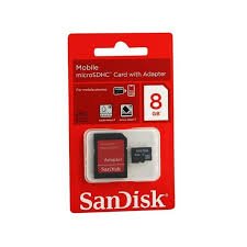 SANDISK CARTE MÉMOIRE (8GB)