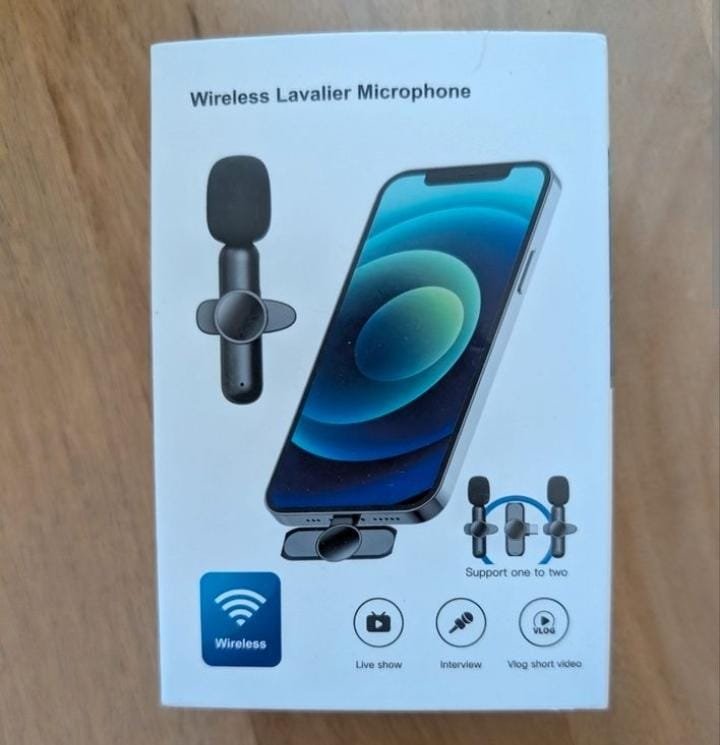 WIRELESS LAVALIER MICROPHONE (type C/ V8)