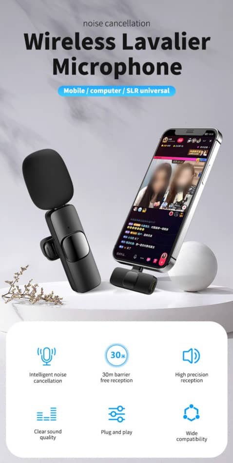WIRELESS LAVALIER MICROPHONE