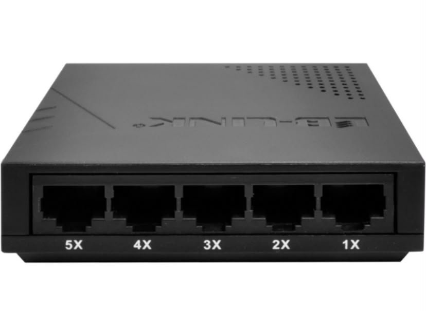 LB LINK SWITCH ETHERNET DESKTOP 5 PORT 10/ 100/ 1000Mbps