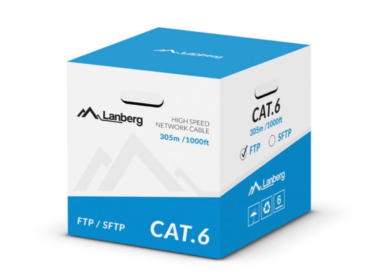 SFTP CAT 6 LAN CABLE EN CARTON