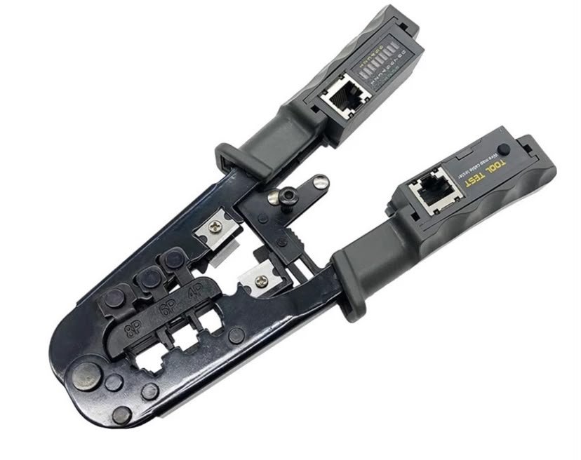 PINCE A SERTIR MODEL 1 (TL-N568CR) AVEC TESTEUR DE CABLE