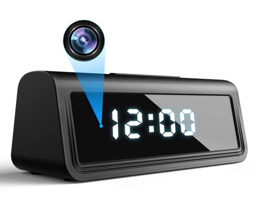 HD Alarm clock wireless hidden