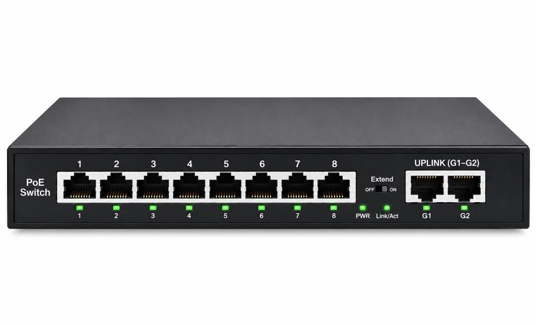 SWITCH POE 8 PORTS