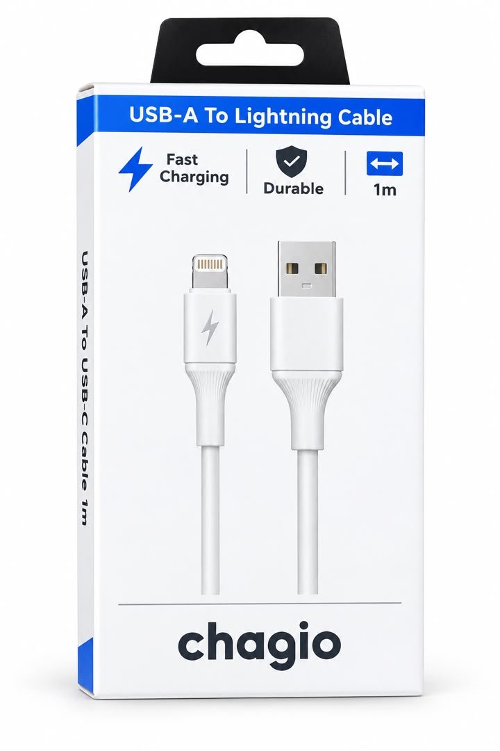 CHARGIO CABLE IPHONE EN BOITE