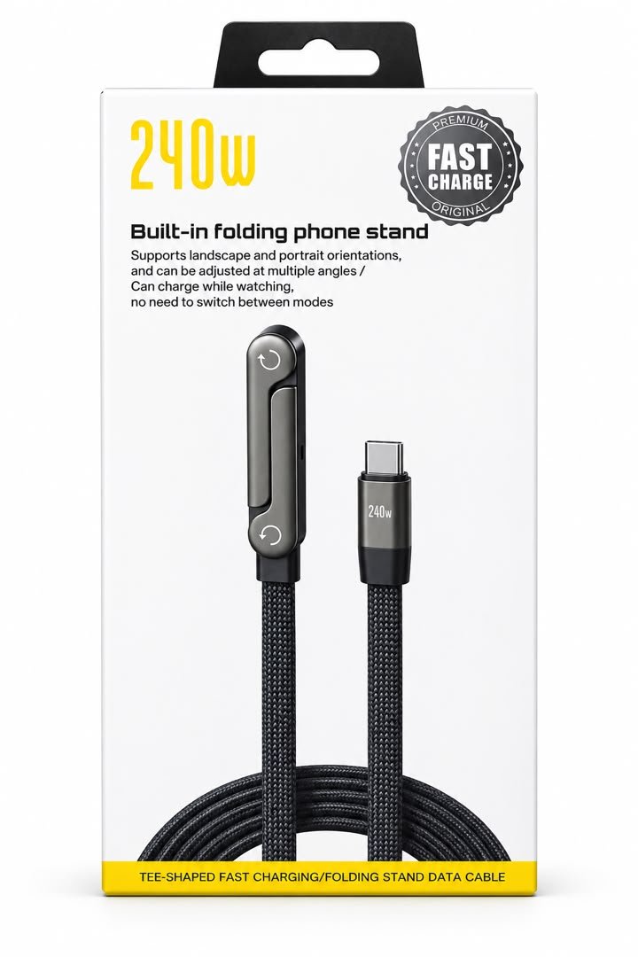 CHARGIO FAST CABLE WITH PHONE HOLDER