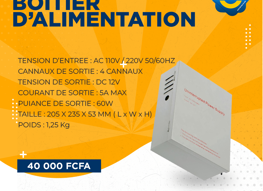 BOITIER D'ALIMENTATION