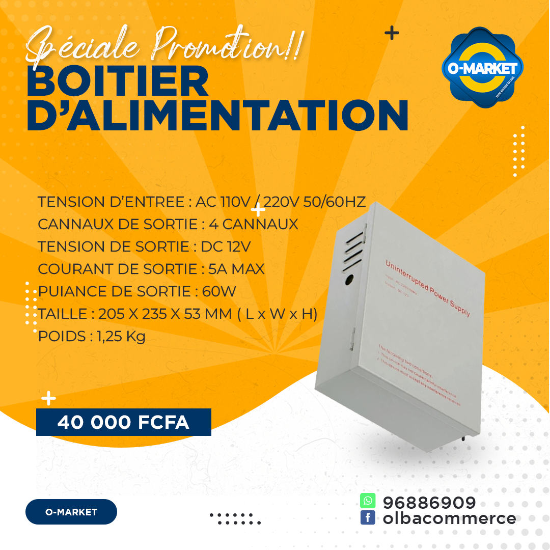 BOITIER D'ALIMENTATION