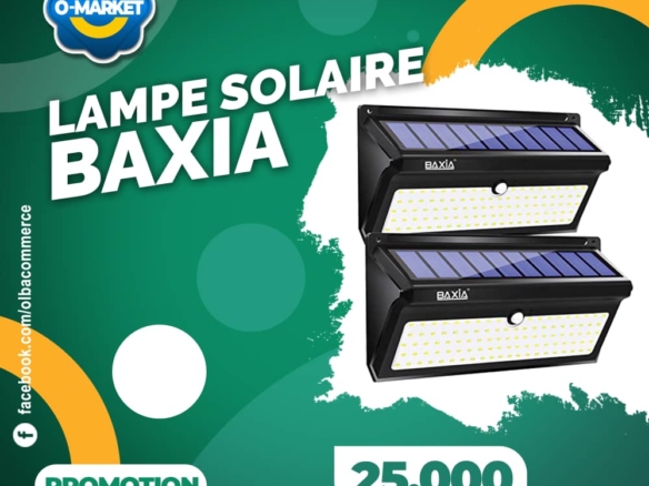 LAMPE SOLAIRE BAXIA