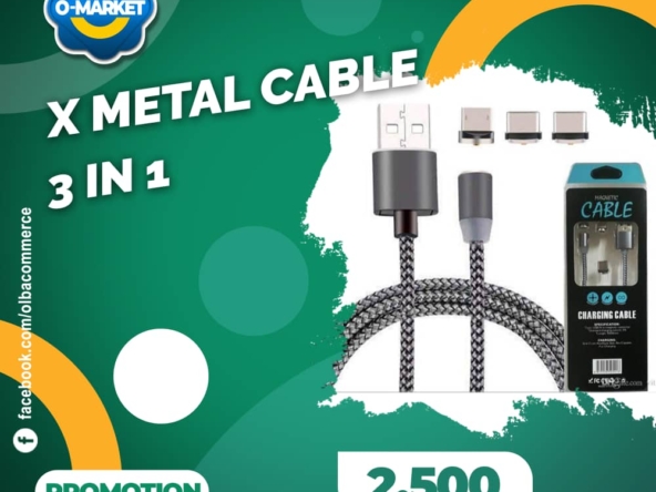 cable 3 in 1 metal