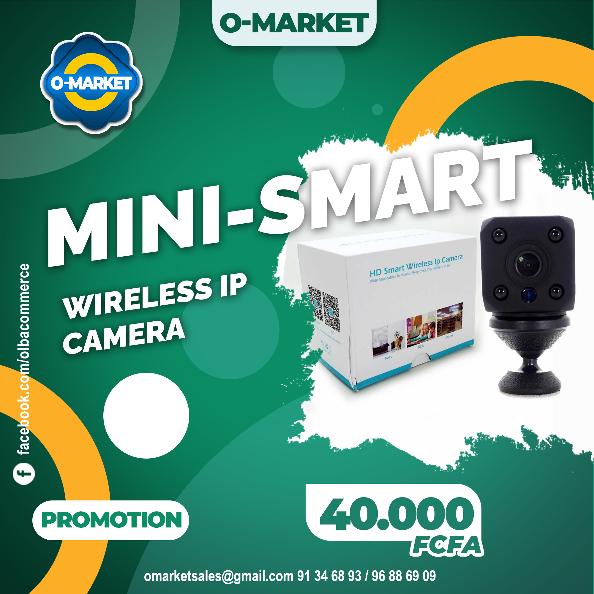 Mini-smart wireless ip cam