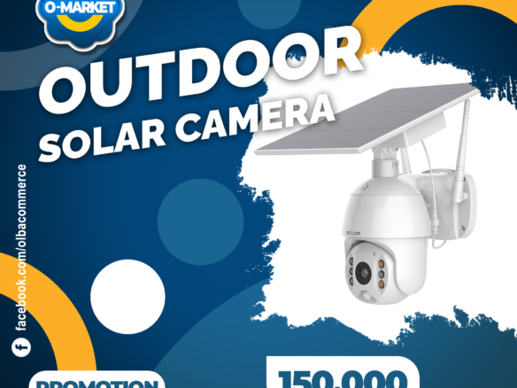 Outdoor solar cam