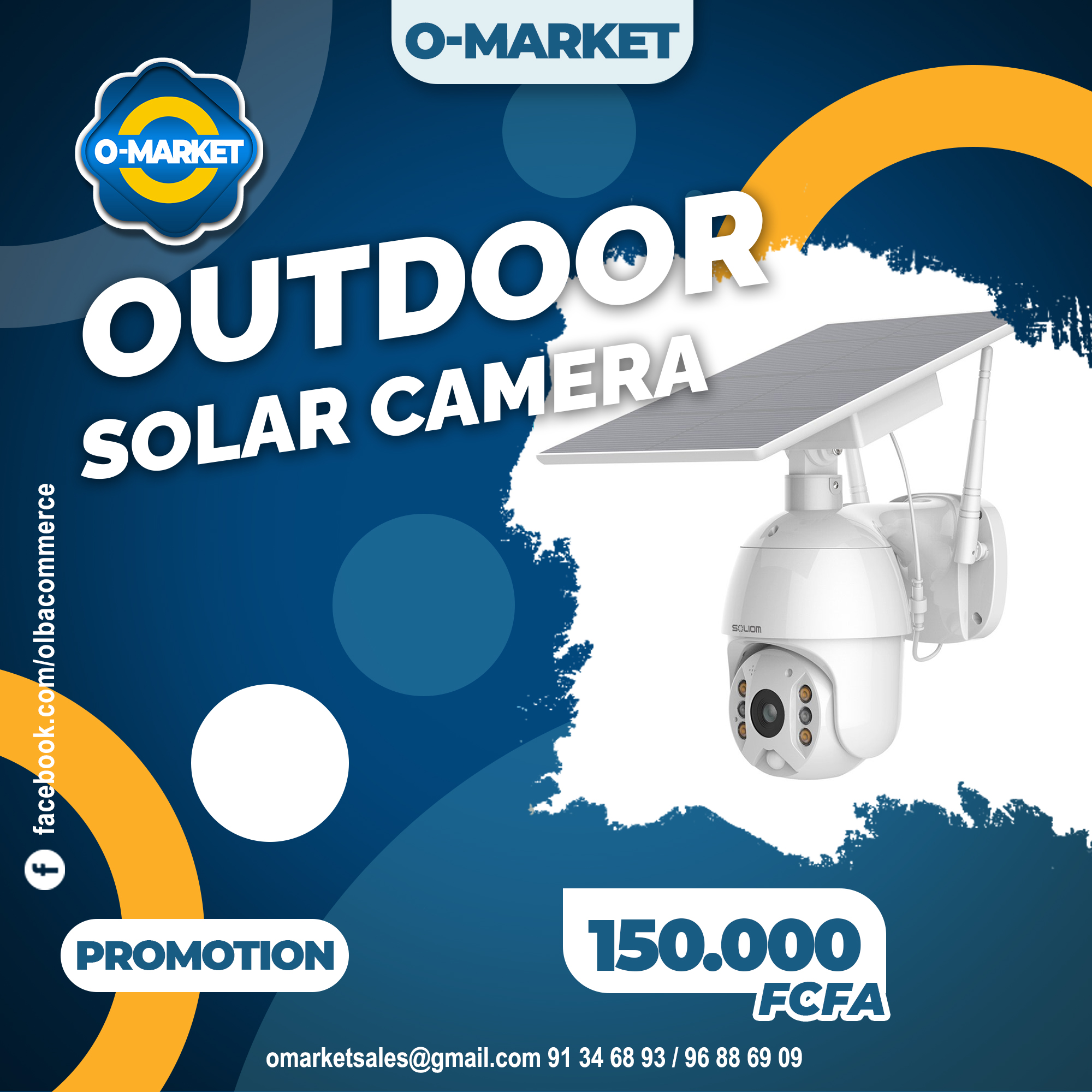Outdoor solar cam