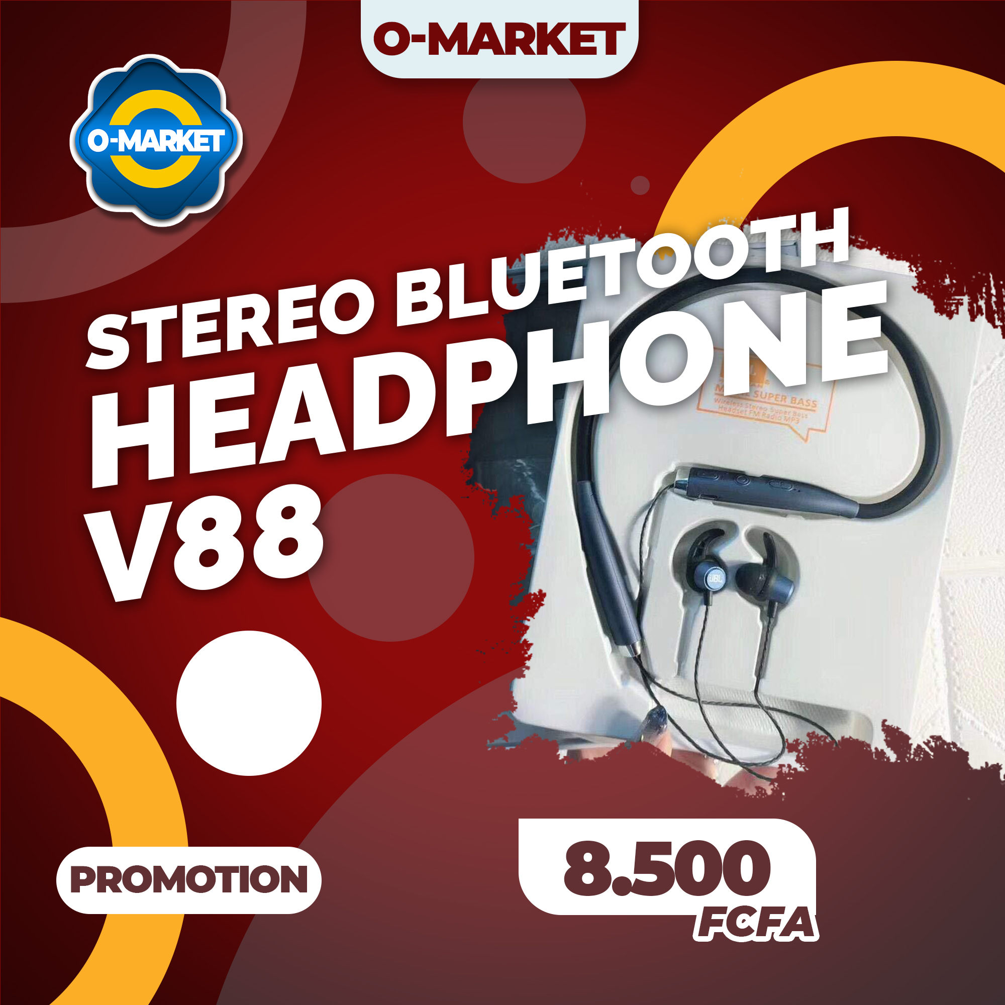 stereo bluetooth head phone v88 ev