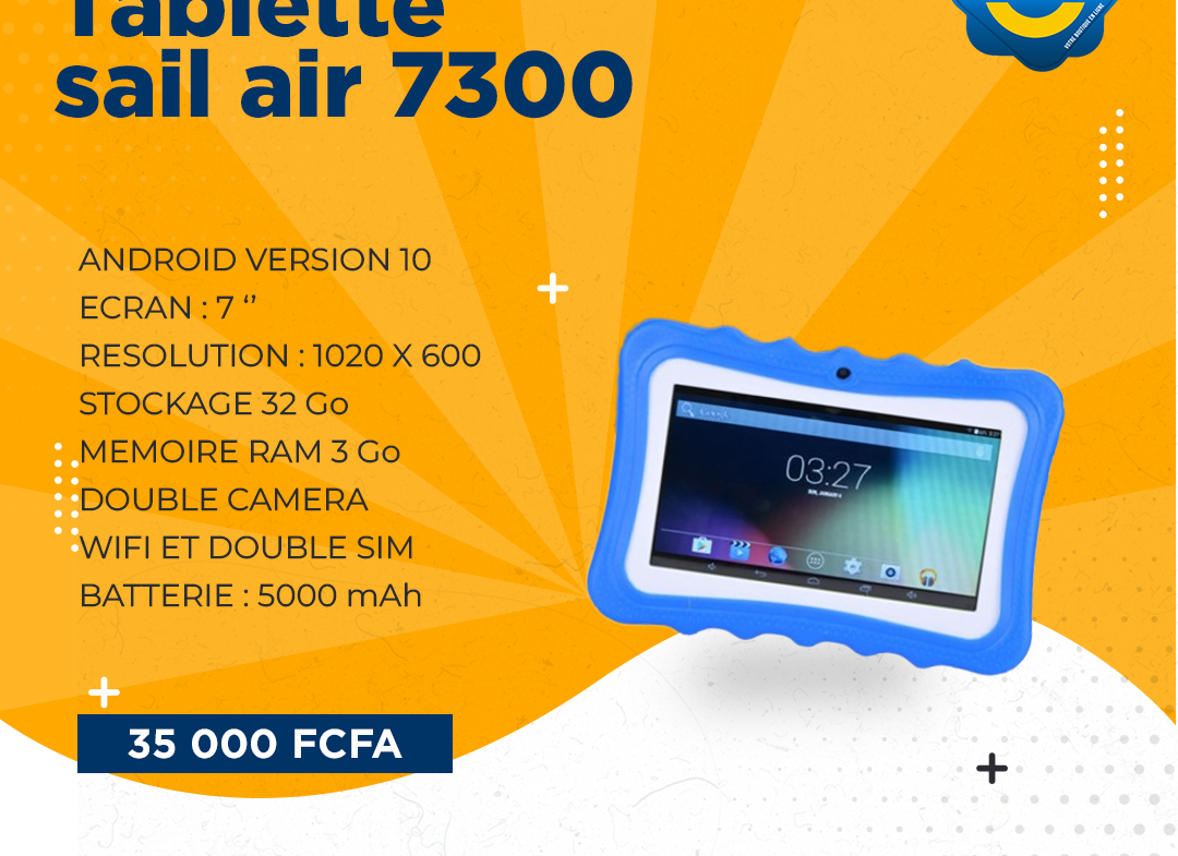 Tablette sail air 3500