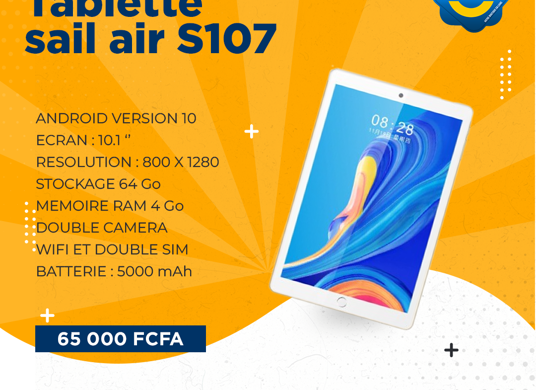 Tablette sail air s107